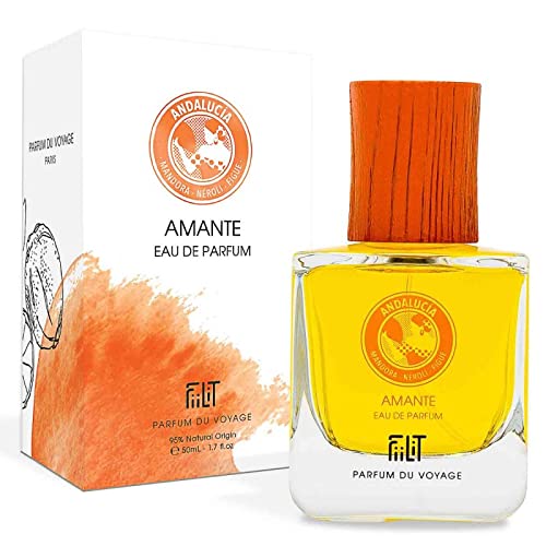 Voyage Amante Andalucia Eau De Parfum Naturale Unisex Spray Eau De Parfumbile Mandora Neroli Fico Fresco (50 Ml)