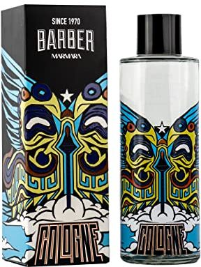 barber marmara Limited Edition Eau de Cologne 500 ml   Bottiglia di vetro da uomo   Confezione regalo   Profumo da uomo   Aftershave Men   Cologne barber   8% olio profumato