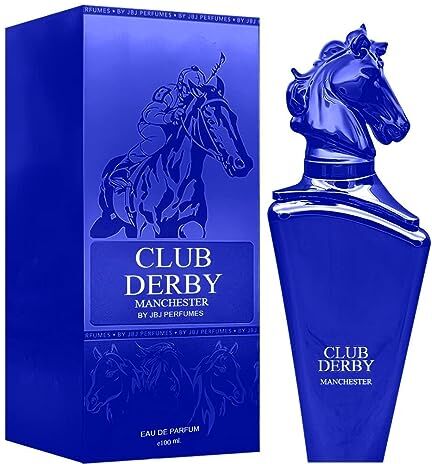 Generic TARIAB Club Derby, Profumo da 100 ml, Eau de Parfum, profumo di lusso a lunga durata, profumo adatto ai viaggi, per uomini e donne (Club Derby Blue, 100 ml, confezione da 1)