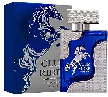 Generic Tariba Club Rider, Profumo per uomo e donna, Eau de Parfum, fragranza di lusso premium a lunga durata, profumo che migliora l'umore (Eau de Parfum blu, 100 ml, confezione da 1)