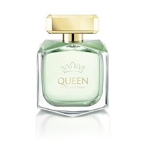 Banderas Perfumes, Queen Of Seduction, Eau de Toilette Spray per Donne, Fragranza Floreale con Mote Marine, 80 ml Banderas Perfumes, Queen Of Seduction, Eau de Toilette Spray per Donne, Fragranza Floreale con Mote Marine, 80 ml