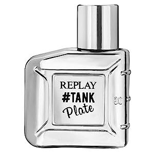 Replay #TANK Plate for Him Eau de Toilette Profumo uomo dal carattere Giovane, Fresco e dal tono Frizzante, Fragranza Legnosa Speziata. Flacone da 30 Ml Replay #TANK Plate for Him Eau de Toilette Profumo uomo dal carattere Giovane, Fresco e dal tono Frizzante, Fragranza Legnosa Speziata. Flacone da 30 Ml