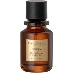 Bottega Verde Birba, Eau de Parfum, 50 ml, Profumo Donna ai Fiori di Campo e Muschio Bianco, Fragranza Fiorita e Pulita, Luminosa e Delicata, Formula Vegana Bottega Verde Birba, Eau de Parfum, 50 ml, Profumo Donna ai Fiori di Campo e Muschio Bianco, Fragranza Fiorita e Pulita, Luminosa e Delicata, Formula Vegana