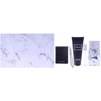 Michael Kors Pour Homme Eau de Parfum 100 ml Set regalo (contiene 100 ml EDP, 100 ml gel doccia, 10 ml spray da viaggio e portafoglio) Michael Kors Pour Homme Eau de Parfum 100 ml Set regalo (contiene 100 ml EDP, 100 ml gel doccia, 10 ml spray da viaggio e portafoglio)