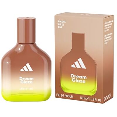 adidas Vibes Dream Glaze Eau de Parfum, Per tutti. Confortevole e Rilassante, Profumo a lunga durata, Note di Cioccolato Fondente e Pralina alla Nocciola 50 ml adidas Vibes Dream Glaze Eau de Parfum, Per tutti. Confortevole e Rilassante, Profumo a lunga durata, Note di Cioccolato Fondente e Pralina alla Nocciola 50 ml