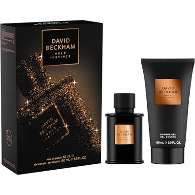 David Beckham Confezione Regalo Bold Instinct, Eau de Parfum 50ml e Gel Doccia 150ml,Fragranza Legnosa Aromatica per Lui David Beckham Confezione Regalo Bold Instinct, Eau de Parfum 50ml e Gel Doccia 150ml,Fragranza Legnosa Aromatica per Lui