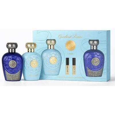 Lattafa Opulent Dubai & Blue Oud Elixir Eau De Parfum 2 x 100 ml Gift Set Lattafa Opulent Dubai & Blue Oud Elixir Eau De Parfum 2 x 100 ml Gift Set