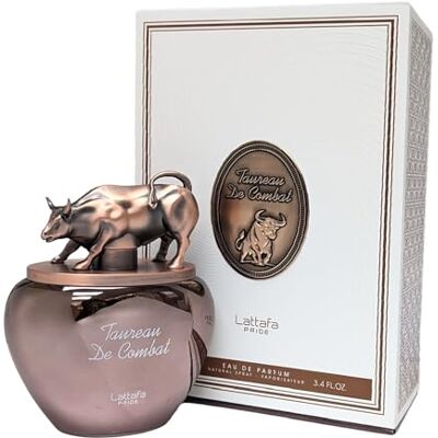 Lattafa Pride Taureau De Combat Eau de Parfum per uomo e donna, 100 ml, fragranza speziata e ambrata Lattafa Pride Taureau De Combat Eau de Parfum per uomo e donna, 100 ml, fragranza speziata e ambrata