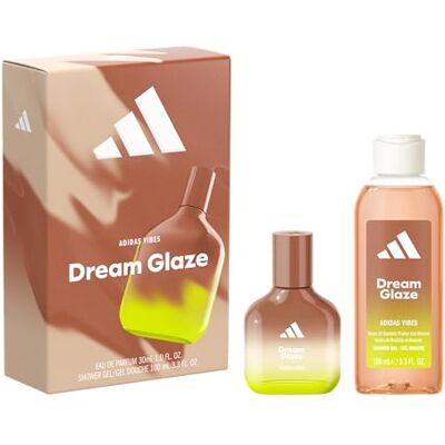 adidas , Cofanetto Regalo Vibes Dream Glaze, Eau de Parfum 30ml e Docciaschiuma 100ml adidas , Cofanetto Regalo Vibes Dream Glaze, Eau de Parfum 30ml e Docciaschiuma 100ml