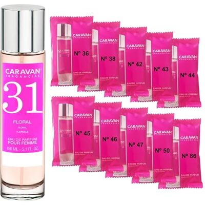 Caravan Fragrances - No31 - 150 ml - 10 Flaconi - Profumo Caravan Fragrances - No31 - 150 ml - 10 Flaconi - Profumo