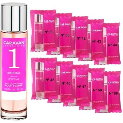 Caravan Fragrances - No1 - 10 fragranze - 150 ml - Set profumi Caravan Fragrances - No1 - 10 fragranze - 150 ml - Set profumi