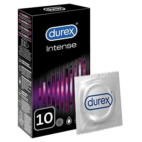 Durex Preservativi Intense orgasmici intensi a costine e tempestati di stimolazione per un'intensa soddisfazione (10)