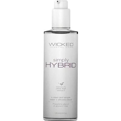 Wicked Sensual Care Lubrificante semplicemente ibrido Transparent 120 ml Wicked Sensual Care Lubrificante semplicemente ibrido Transparent 120 ml