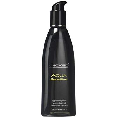 Wicked Sensual Care Lubrificante Aqua Sensitive Transparent 240 ml Wicked Sensual Care Lubrificante Aqua Sensitive Transparent 240 ml