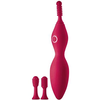 DREAM TOYS Sparkling Tip Vibrator Verona Red 18,5 cm DREAM TOYS Sparkling Tip Vibrator Verona Red 18,5 cm