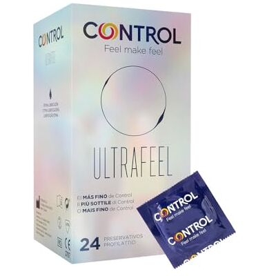 Control Finissimo Ultrafeel preservativi super sottili 0,04 mm 24 profilattici Control Finissimo Ultrafeel preservativi super sottili 0,04 mm 24 profilattici