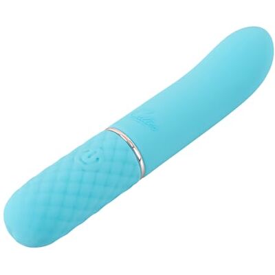 Vibratore Mini Punto G di Cuties - Silenzioso, Ricaricabile, Blu Vibratore Mini Punto G di Cuties - Silenzioso, Ricaricabile, Blu