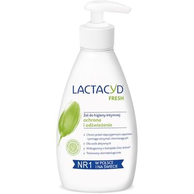 Lactacyd Fresh Gel Igiene Intima Protezione e Rinfrescante Pompa da 200 ml Lactacyd Fresh Gel Igiene Intima Protezione e Rinfrescante Pompa da 200 ml