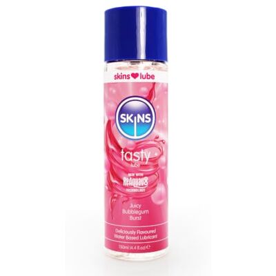 SKINS LUBRIFICANTE GUSTOSO A BASE D'ACQUA BUBBLEGUM 130 ML SKINS LUBRIFICANTE GUSTOSO A BASE D'ACQUA BUBBLEGUM 130 ML