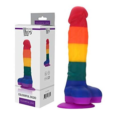 DREAM TOYS COLOURFUL LOVE COLOURFUL DILDO DREAM TOYS COLOURFUL LOVE COLOURFUL DILDO