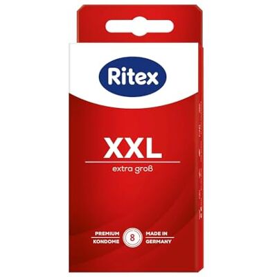 Ritex , preservativi XXL, confezione da 8 Ritex , preservativi XXL, confezione da 8