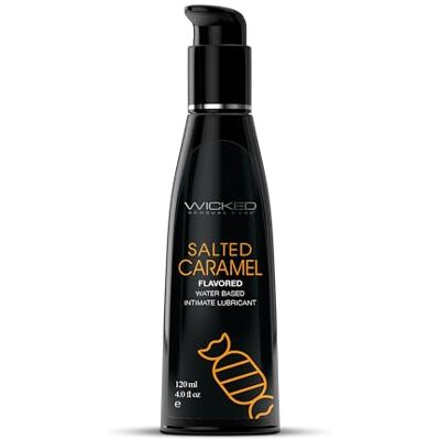 Wicked Sensual Care Lubrificante aromatizzato al caramello salato Aqua Transparent 120 Wicked Sensual Care Lubrificante aromatizzato al caramello salato Aqua Transparent 120