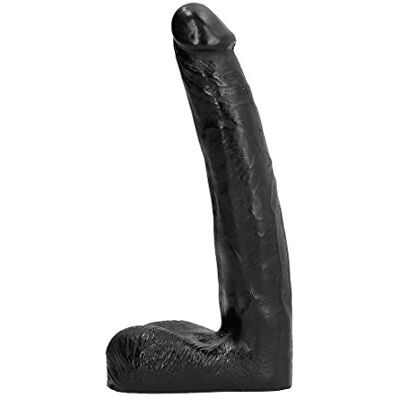 All Black Todo Black Heinrich Dildo, 21 cm, nero All Black Todo Black Heinrich Dildo, 21 cm, nero