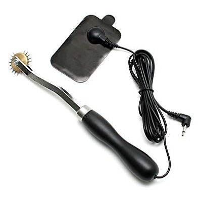 Rimba Electro Play Girandola sessuale e cuscinetto adesivo Black/Silver Ø 2,5 x 18 cm Rimba Electro Play Girandola sessuale e cuscinetto adesivo Black/Silver Ø 2,5 x 18 cm