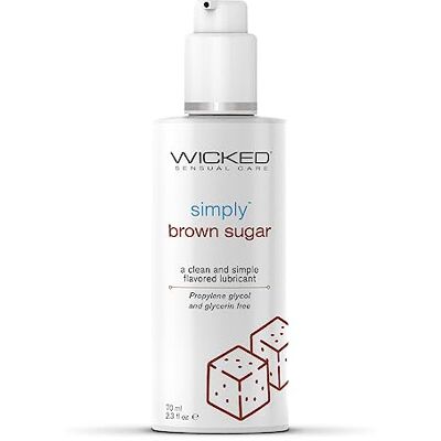 Wicked Sensual Care Zucchero di canna semplicemente lubrificante Clear 70 ml Wicked Sensual Care Zucchero di canna semplicemente lubrificante Clear 70 ml