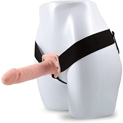 Blush Novelties Dr. Skin Dildo Strap On Cavo Con Imbracatura 7 Pollici Beige Blush Novelties Dr. Skin Dildo Strap On Cavo Con Imbracatura 7 Pollici Beige