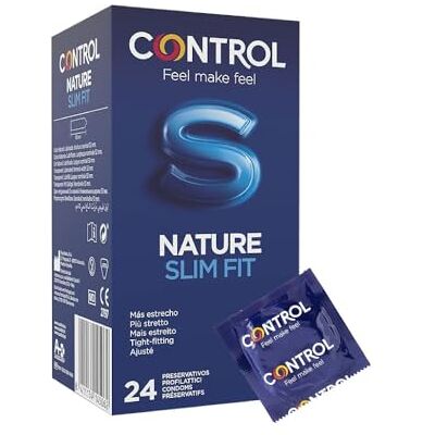 CONTROL Nature SlimFit preservativi ergonomici e aderenti 24 profilattici CONTROL Nature SlimFit preservativi ergonomici e aderenti 24 profilattici