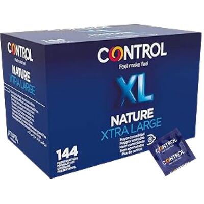 CONTROL Nature XL preservativi extra large 144 profilattici CONTROL Nature XL preservativi extra large 144 profilattici