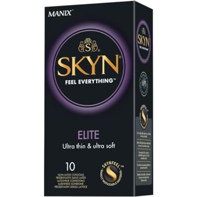 SKYN Elite Preservativi 10 Pezzi Ultra Sottili,Senza Lattice,Massimo Comfort e Sensibilità SKYN Elite Preservativi 10 Pezzi Ultra Sottili,Senza Lattice,Massimo Comfort e Sensibilità