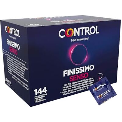 Control O Finissimo Senso Preservativi - Latex Naturale, Molto Sottile, 144 pezzi Control O Finissimo Senso Preservativi - Latex Naturale, Molto Sottile, 144 pezzi