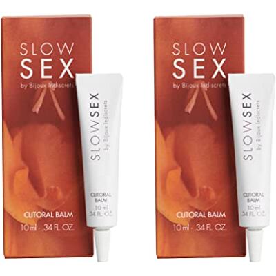 bijoux indiscrets Slow Sex Clitoral Balm Balsamo per Clitoride 10 ml (Pack DUO) Effetto Caldo- Con Thermolat®- Compatibile con Giochi Erotici 100% Vegano bijoux indiscrets Slow Sex Clitoral Balm Balsamo per Clitoride 10 ml (Pack DUO) Effetto Caldo- Con Thermolat®- Compatibile con Giochi Erotici 100% Vegano