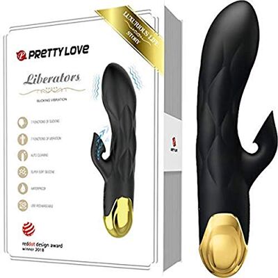 Pretty Love Royal Pleasure Liberators Vibratore Noir/Or Ø 3,6 x 19,2 cm Pretty Love Royal Pleasure Liberators Vibratore Noir/Or Ø 3,6 x 19,2 cm