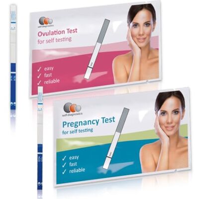 self-diagnostics Test Ovulazione 50 + Gravidanza 15 Strisce self-diagnostics Test Ovulazione 50 + Gravidanza 15 Strisce