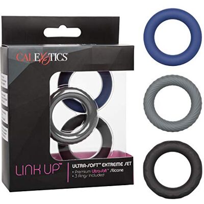 CalExotics SET ANILLOS PARA PENE LINK UP ULTRA SOFT EXTREME CalExotics SET ANILLOS PARA PENE LINK UP ULTRA SOFT EXTREME