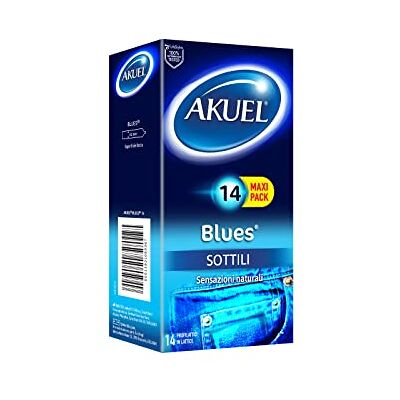 AKUEL BLUES Bx14 Condom, compatibile con i nostri lubrificanti AKUEL BLUES Bx14 Condom, compatibile con i nostri lubrificanti