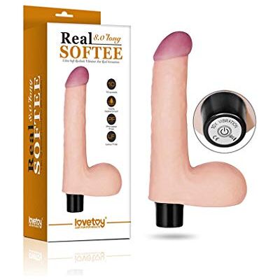 Rimba LoveToy Vibratore realistico Softee Nude Ø 3,5 x 20,5 cm Rimba LoveToy Vibratore realistico Softee Nude Ø 3,5 x 20,5 cm