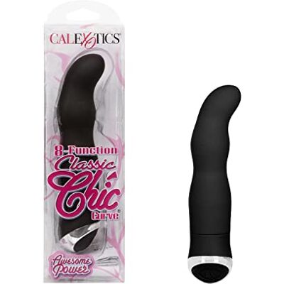 CalExotics Sex Toys Vibrator 8 FUNCTION CLASSIC CHIC CURVE BLACK Sexy Shop CalExotics Sex Toys Vibrator 8 FUNCTION CLASSIC CHIC CURVE BLACK Sexy Shop
