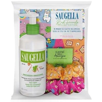 Saugella - Detergente intimo quotidiano, freschezza e idratazione (3 CONFEZIONI) (3) Saugella - Detergente intimo quotidiano, freschezza e idratazione (3 CONFEZIONI) (3)