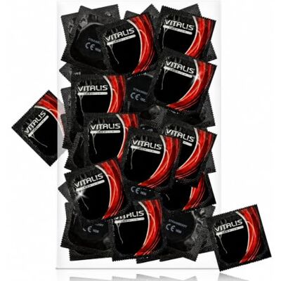VITALIS 00 Preservativi Premium Fragola il preservativo rosso aroma fragola VITALIS 00 Preservativi Premium Fragola il preservativo rosso aroma fragola