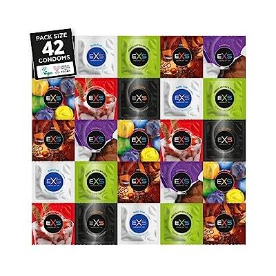 EXS Condoms 42VP1 Variety Pack 1-42 Condoms, Multicolore EXS Condoms 42VP1 Variety Pack 1-42 Condoms, Multicolore