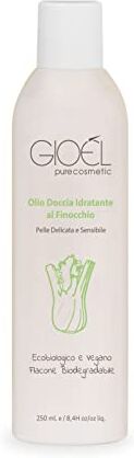 Pure Olio Doccia Idratante al Finocchio per Pelle Delicata e Sensibile Eco-biologico, Vegano, 250ml