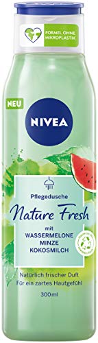 NIVEA , Gel doccia Fresh Blends anguria, 300 ml, con profumo rinfrescante di anguria, da donna, vegano, con estratti di frutta e latte vegetale