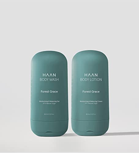 HAAN Kit da viaggio  di cura e igiene personale in formato viaggio Riempibile e Vegano