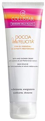 Collistar Crema-Doccia della Felicità che lascia la pelle morbida, tonificata e profumata , Arricchita con estratti mediterranei e polpa di fico, per un’azione purificante e idratante , 250ml