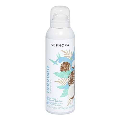 SEPHORA Shower Foam COCONUT 200 ML 91% INGREDIENTS OF NATURAL ORIGIN