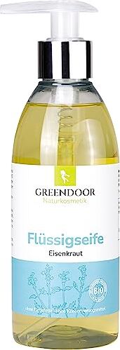 GREENDOOR Sapone liquido organico  VERBENA deliziosamente Lemony, vegan sapone 250 ml, senza olio di Palma, paraben free, il sapone naturale mano-Kay con limone verbena, 100% naturale liquido